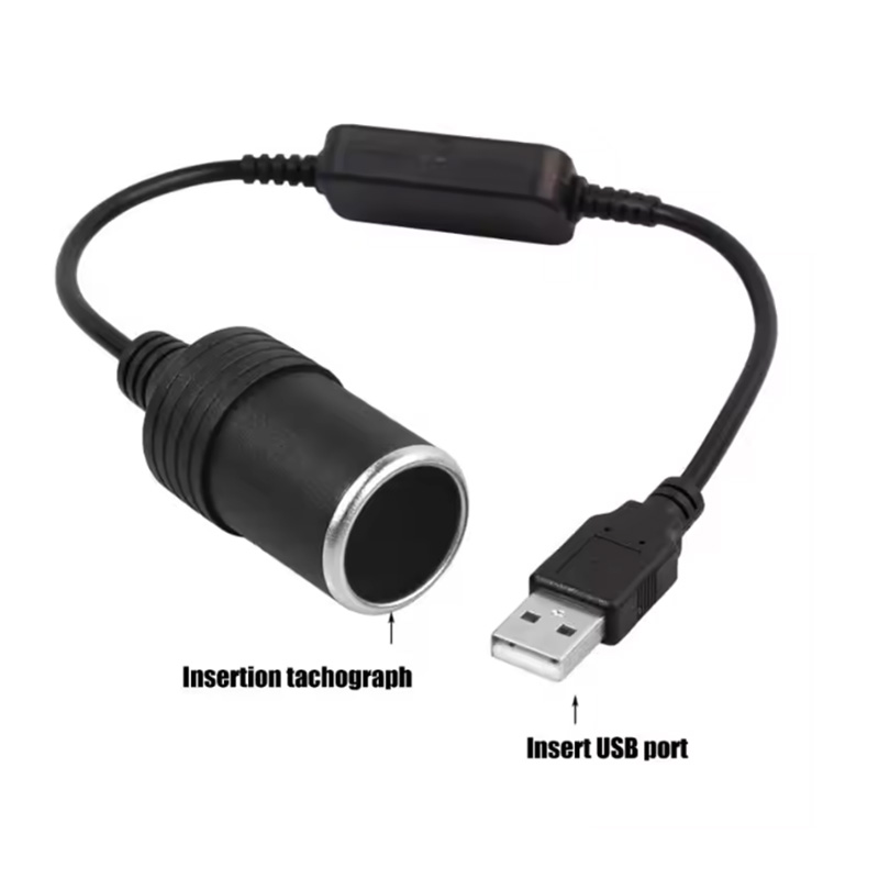 1pc 5V 2A USB To 12V Cigarette - đánh giá và giá Accessories For Vaping