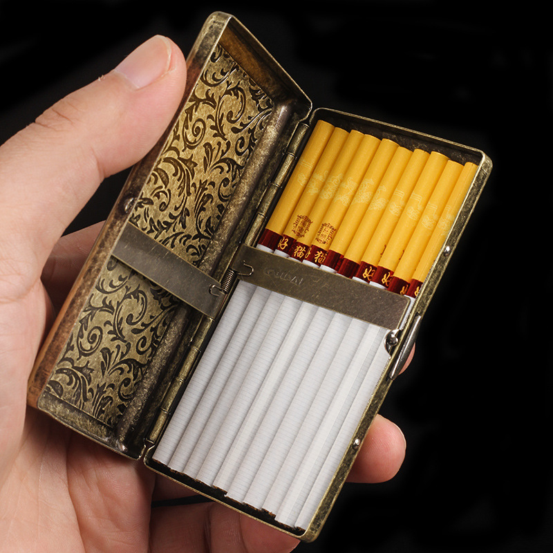 Slim Embossed Cigarette Case 2 - đánh giá và giá Smoking & Vaping Accessories